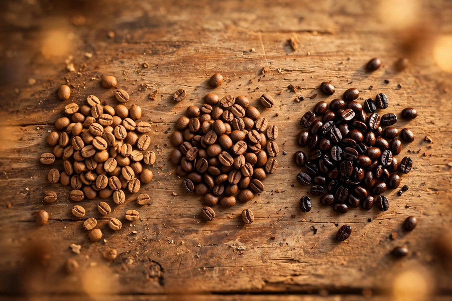 Light vs Medium vs Dark Roast Coffee: Taste, Caffeine & Which One to Choose